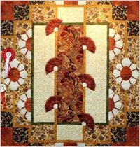 1st place- Fans and Flowers by Bonnie Davidson